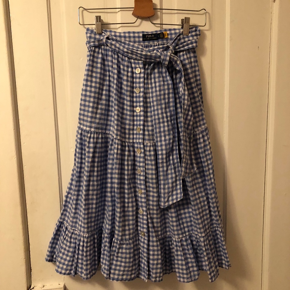 Ralph Lauren gingham skirt